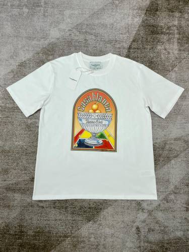 Casablanca White 'Terrain D'Orange' T-Shirt