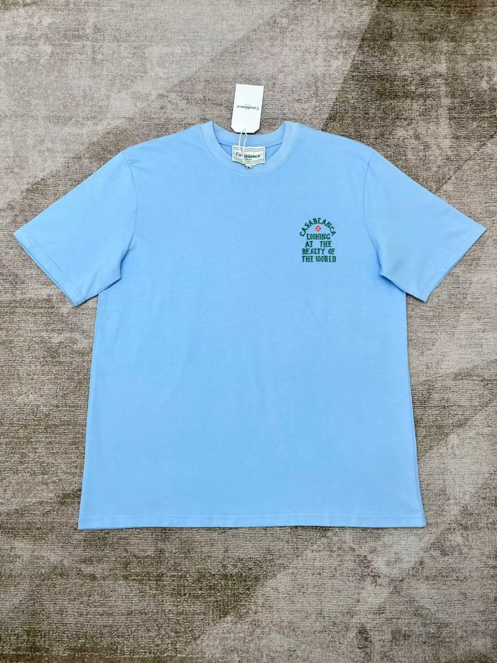 Casablanca Looking At The Beauty Of The World Printed T-Shirt