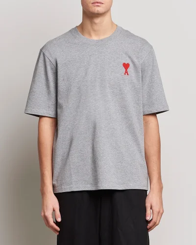 AMI Paris Ami De Coeur-embroidered T-shirt