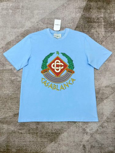 Casablanca Casa Crest Printed Fitted Tee