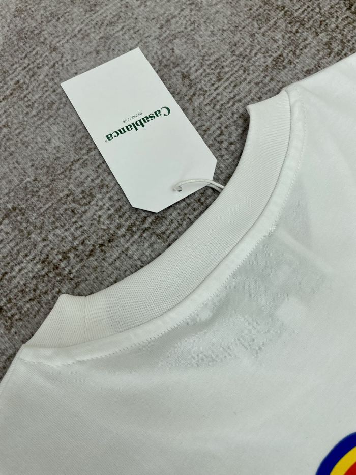 Casablanca White 'La Flamme Du Sport' T-Shirt