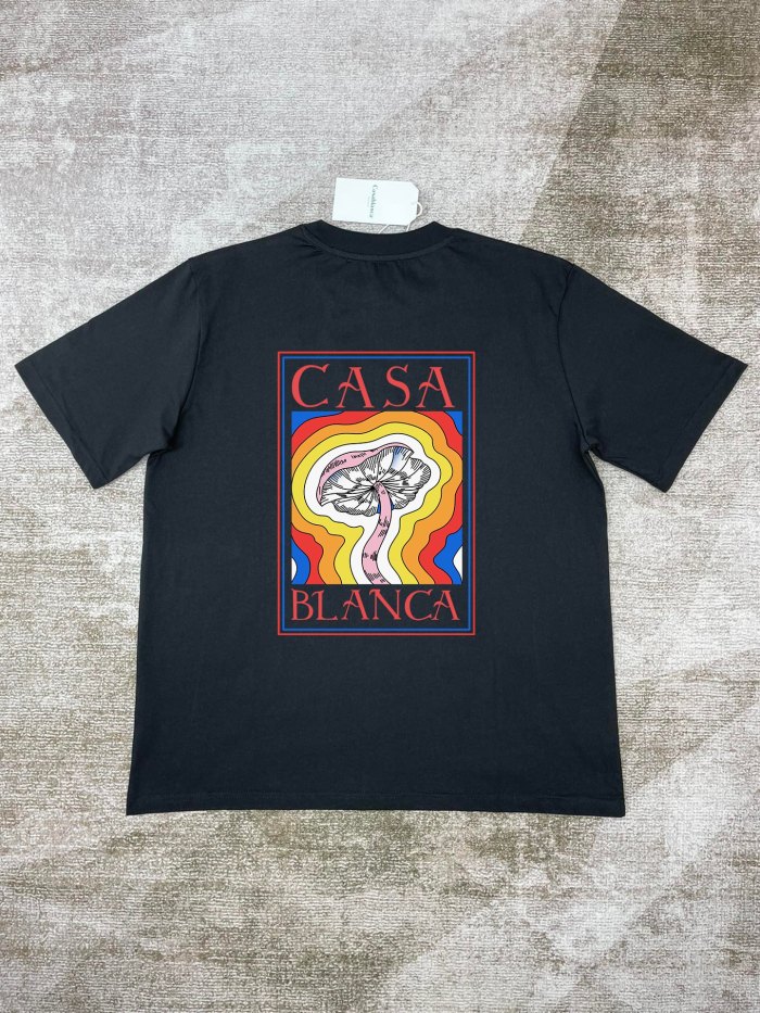 CASABLANCA Mushroom Print T-shirt