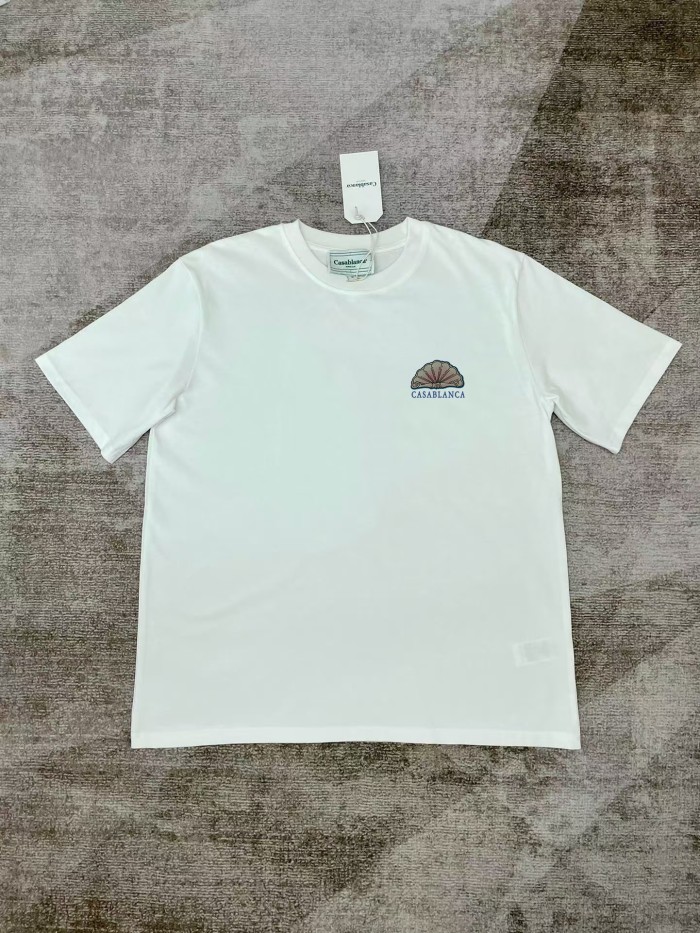 Casablanca White Organic Cotton T-Shirt