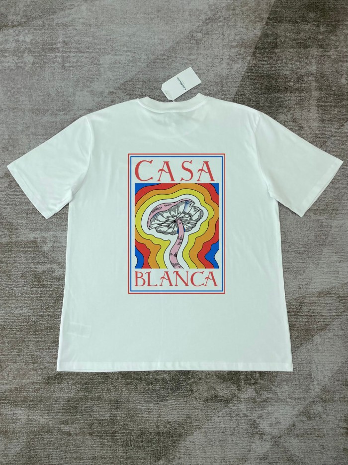 CASABLANCA Mushroom Print T-shirt