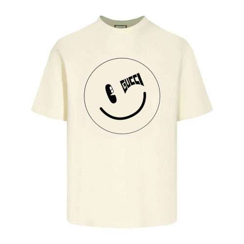 Gucci Smiley Face Logo Cotton T-shirt