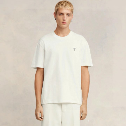 Ami Embroidery Cotton T-Shirt