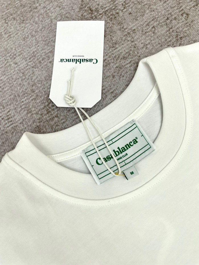 Casablanca Diamond Logo Patch Tee