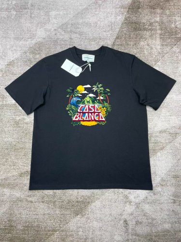 Casablanca Black 'Casa' Beach Wave T-Shirt