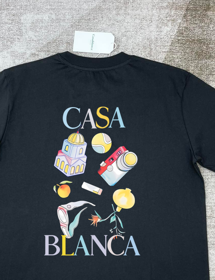 CASABLANCA Object En Vrac Printed T-shirt