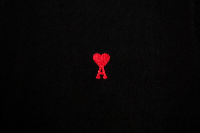 AMI Paris Ami De Coeur-embroidered T-shirt