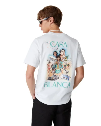 Casablanca Celebration Du Sport Printed Tee