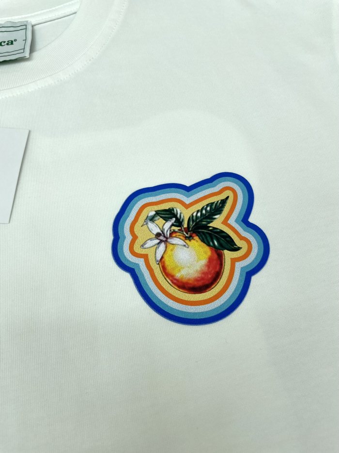 CASABLANCA Radiating Orange T-Shirt