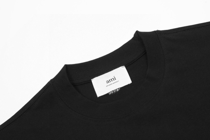 Ami Embroidery Cotton T-Shirt