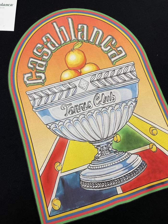 Casablanca White 'Terrain D'Orange' T-Shirt