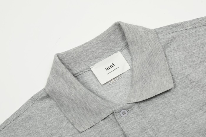 AMI Paris Organic Cotton Ami de Coeur Polo Shirt