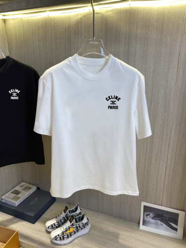 Celine Cotton Short-sleeved T-shirt