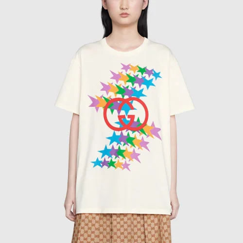 Gucci GG Print Cotton T-shirt