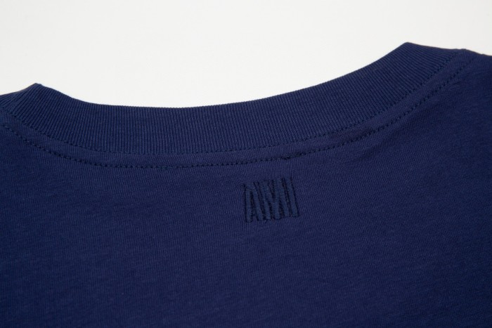 AMI Paris Ami De Coeur-embroidered T-shirt