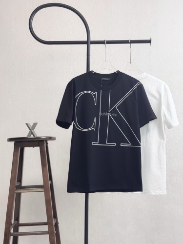 Calvin Klein Logo Embroidered Short-sleeved T-shirt