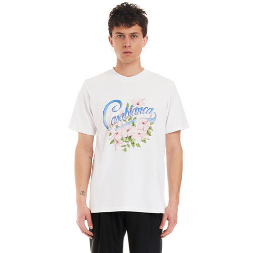 Casablanca Hibiscus Printed T-shirt
