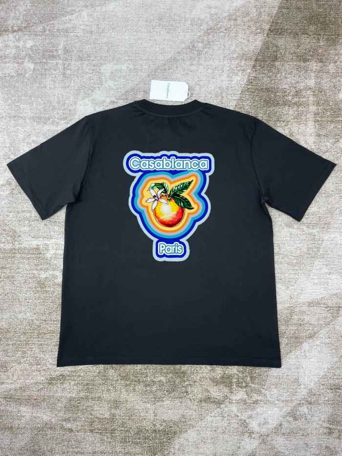 CASABLANCA Radiating Orange T-Shirt