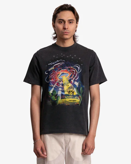 CASABLANCA Men's Cowboy de L'espace Graphic T-Shirt