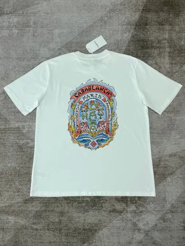 Casablanca Blue 'Casa Way' Skate Double Layer T-shirt