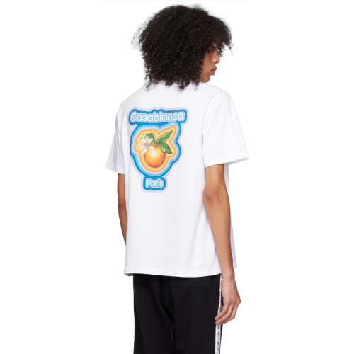 CASABLANCA Radiating Orange T-Shirt