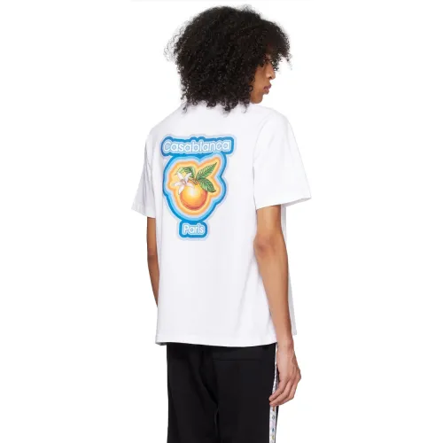 CASABLANCA Radiating Orange T-Shirt