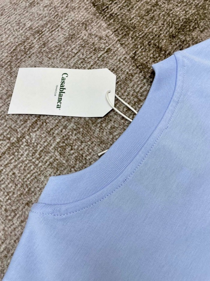 Casablanca Casa Crest Printed Fitted Tee