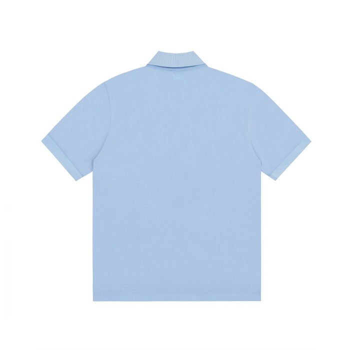 AMI Paris Organic Cotton Ami de Coeur Polo Shirt