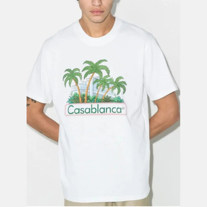 Casablanca x Browns 50 Island Graphic Print T-Shirt