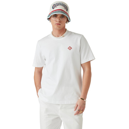 Casablanca Diamond Logo Patch Tee