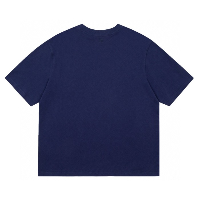 AMI Paris Ami De Coeur-embroidered T-shirt