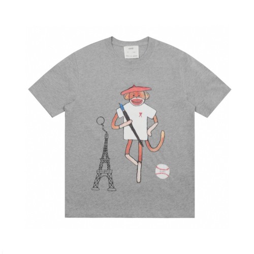 AMI PARIS x Nova Limited Edition Monkey Print Short Sleeve T-Shirt