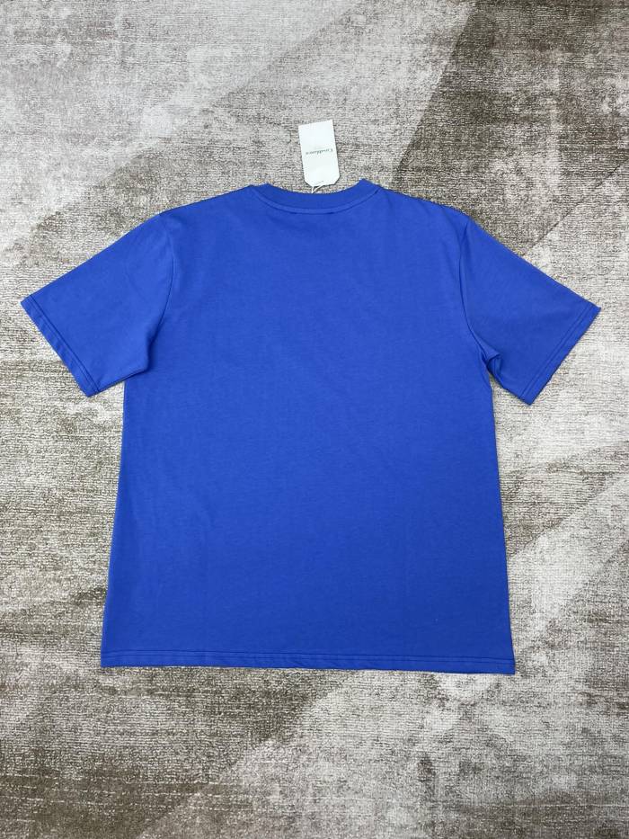 CASABLANCA Men's Crewneck Flag Print Logo Tee