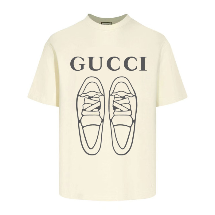 Gucci Shoe Logo Cotton T-shirt