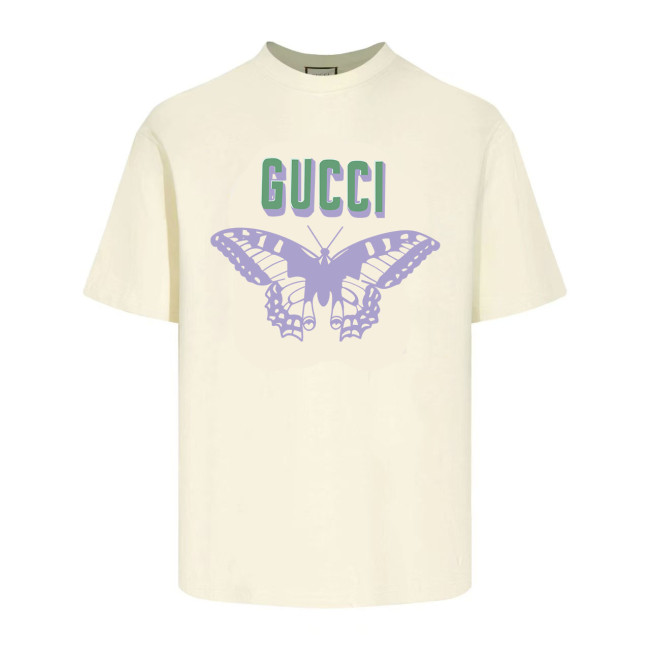 Gucci Butterfly Printed Cotton Jersey T-shirt