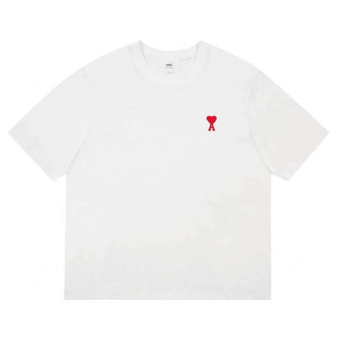 AMI Paris Ami De Coeur-embroidered T-shirt