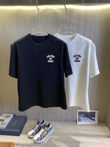Celine Cotton Short-sleeved T-shirt