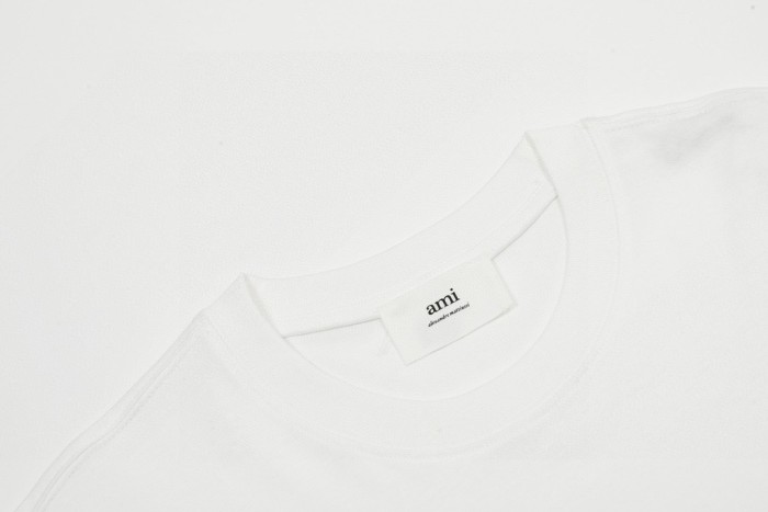 Ami Embroidery Cotton T-Shirt