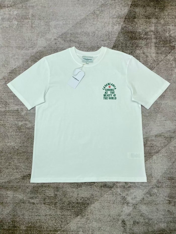 Casablanca Looking At The Beauty Of The World Printed T-Shirt