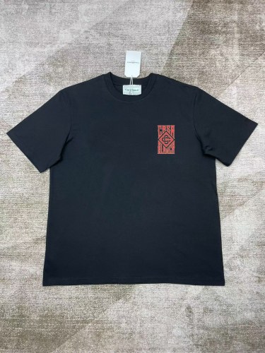 Casablanca Gothic Stacked Logo Screen-Printed T-Shirt