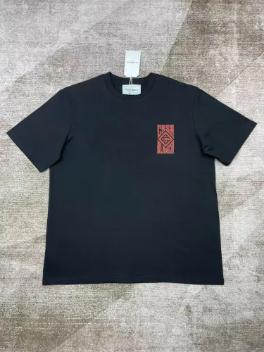 Casablanca Gothic Stacked Logo Screen-Printed T-Shirt