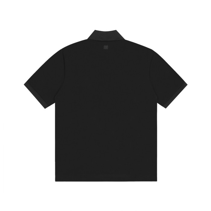 AMI Paris Organic Cotton Ami de Coeur Polo Shirt
