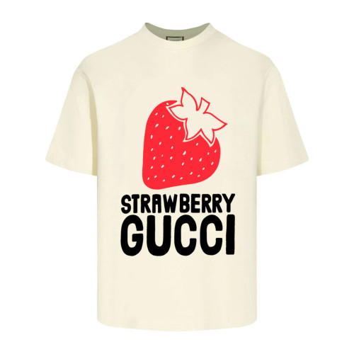 Gucci Strawberry Cotton T-shirt