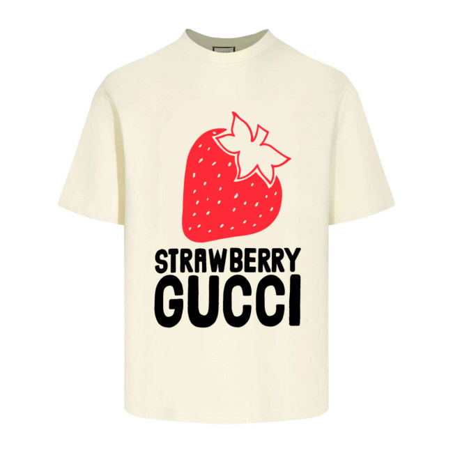 Gucci Strawberry Cotton T-shirt