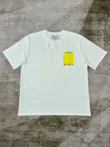 Casablanca yellow Box Logo T-Shirt