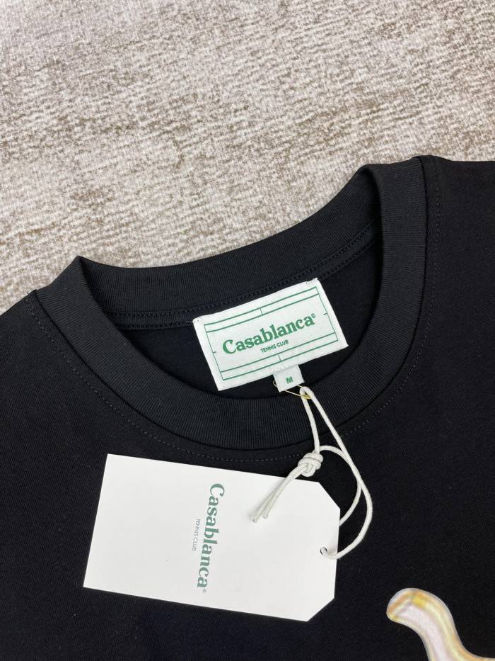 Casablanca ​Logo Crewneck Graphic Tee
