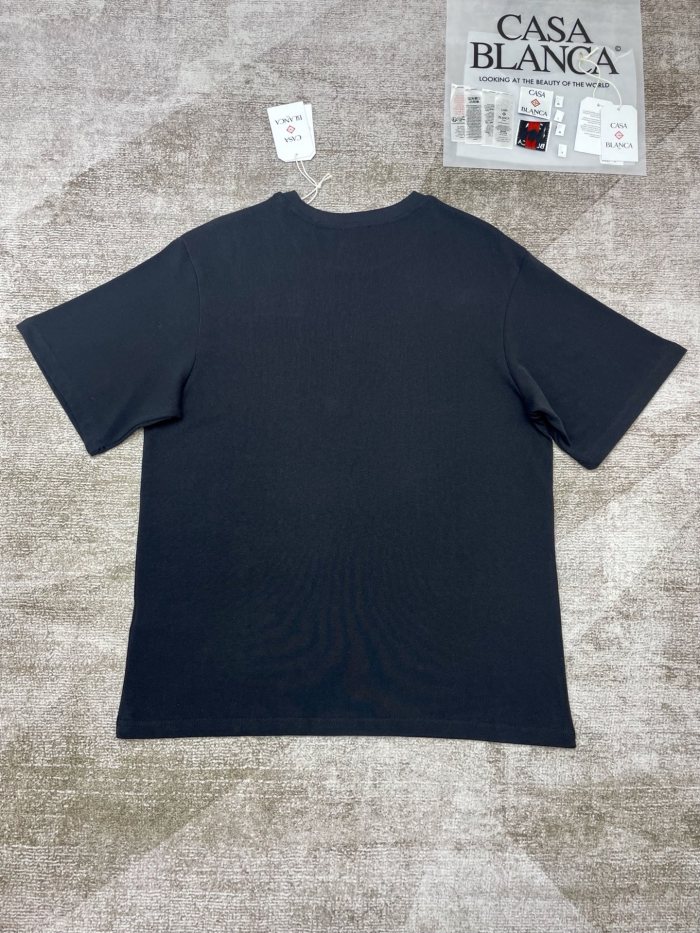 Casablanca GREEK TEMPLE PATCH OVERSIZED TEE